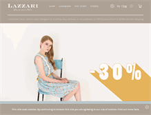 Tablet Screenshot of lazzarionline.net
