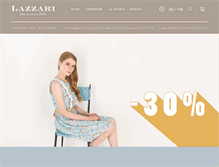 Tablet Screenshot of lazzarionline.com